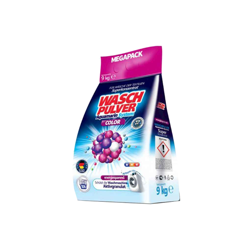 Порошок пральний WASCH PULVER COLOR, для кольорової білизни, 9кг